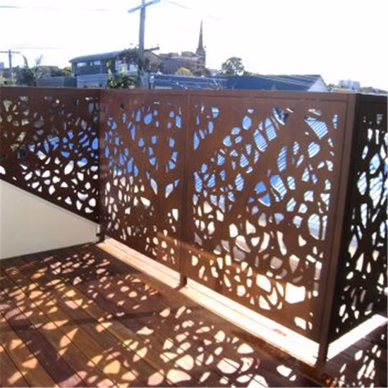 Factory Manufacture Aluminum Laser Cut Screen Parapet/Stair Laser Cut Screen Fencing / Laser Cut Screen Railing, Security Laser Cut Screen Parapet