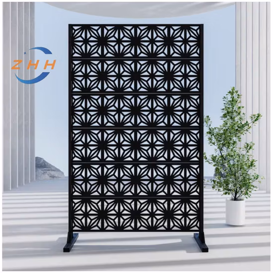 장식적인 금속 스크린 분배기 금속 옥외 프라이버시 스크린